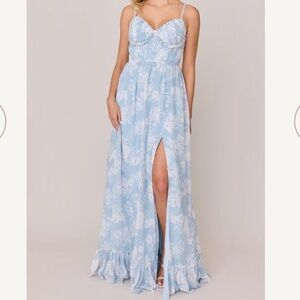 Revelry Shylah Chiffon Floral Dress